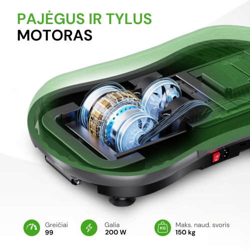 Vibrācijas platforma Tunturi Cardio Fit V40 Vibration Plate
