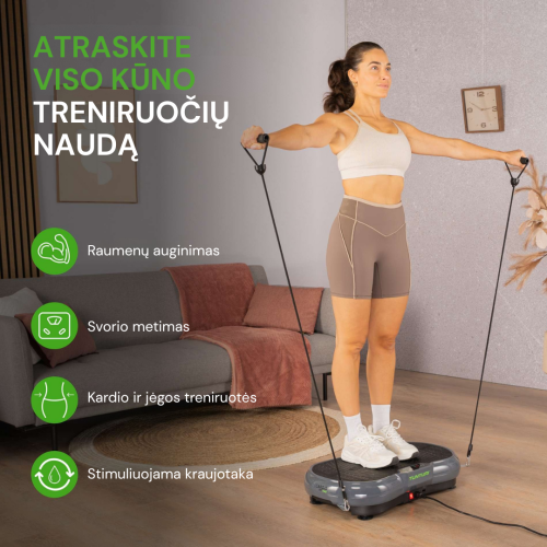 Vibrācijas platforma Tunturi Cardio Fit V40 Vibration Plate