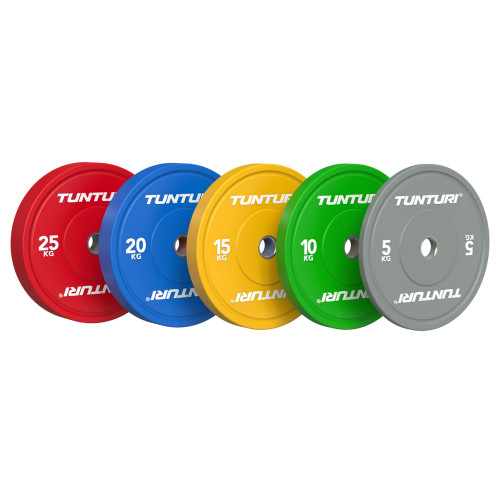 Svaru diski TUNTURI Platinum Bumper Plate Colour (5-25kg)