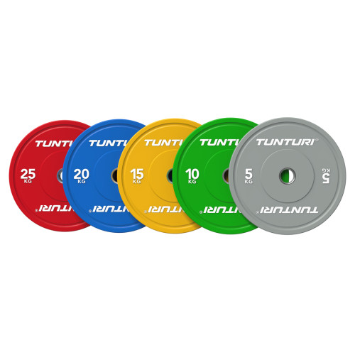 Svaru diski TUNTURI Platinum Bumper Plate Colour (5-25kg)