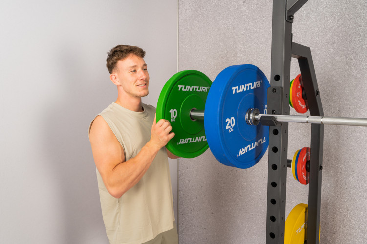 Svaru disku komplekts TUNTURI Platinum Bumper Plate Colour, 90kg