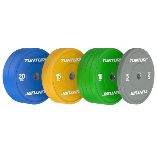 Svaru disku komplekts TUNTURI Platinum Bumper Plate Colour, 120kg