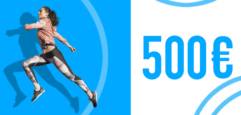 500 € dāvanu karte Sportovesels.lv 