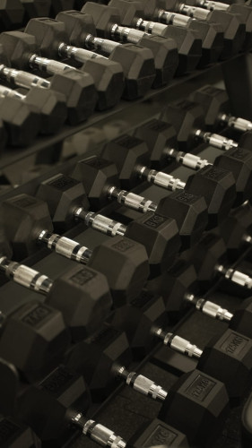 Sešstūra hanteles STRONGMAN (1-50kg)