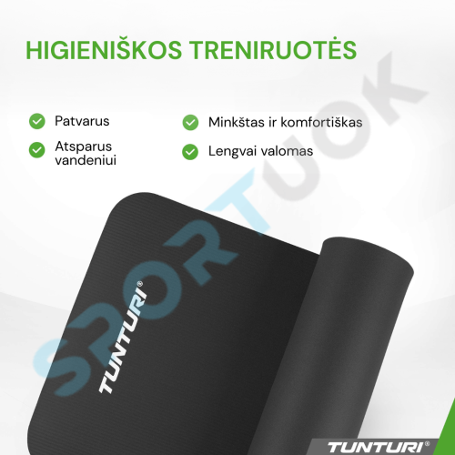 Fitnesa paklājiņš TUNTURI NBR Fitness Mat bez somas