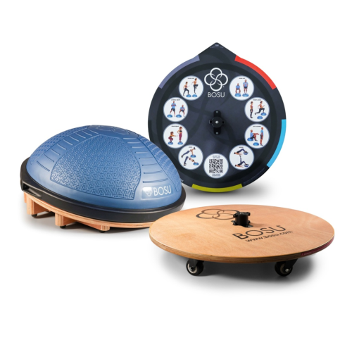 BOSU CorLok® System Bundle komplekts ar līdzsvara bumbu un platformu