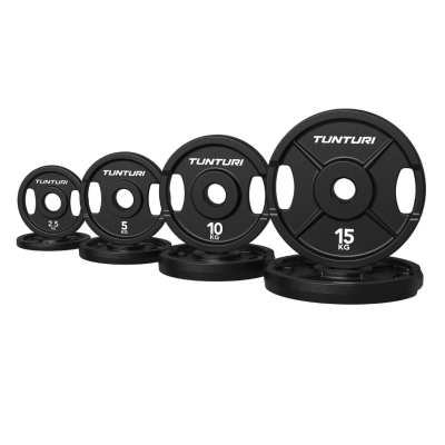 Olimpiskais čuguna disku komplekts TUNTURI Platinum 65 kg