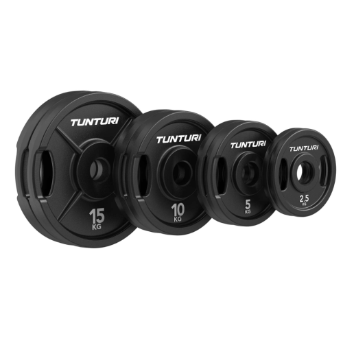 Olimpiskais čuguna disku komplekts TUNTURI Platinum 65 kg