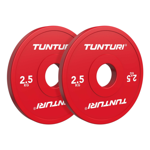 Olimpiskie diski TUNTURI Platinum Fractional Plates 0,5–2,5 kg