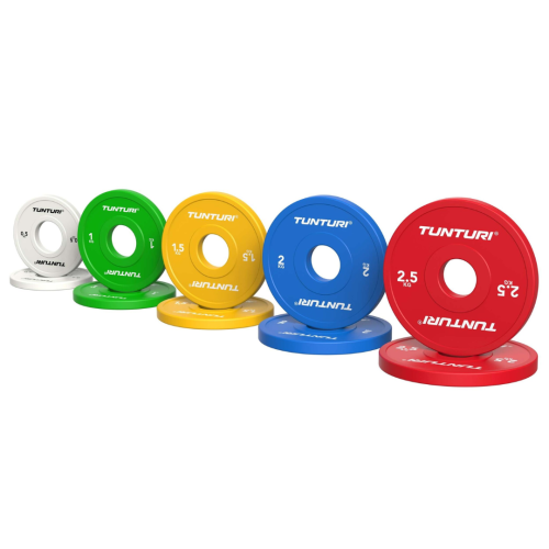 Olimpisko disku komplekts TUNTURI Platinum Fractional Plates Set 15 kg