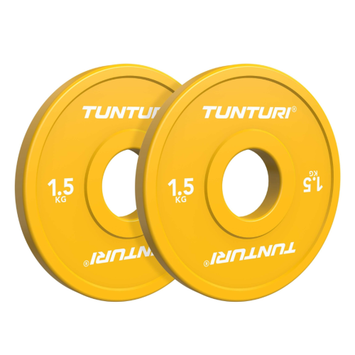 Olimpisko disku komplekts TUNTURI Platinum Fractional Plates Set 15 kg