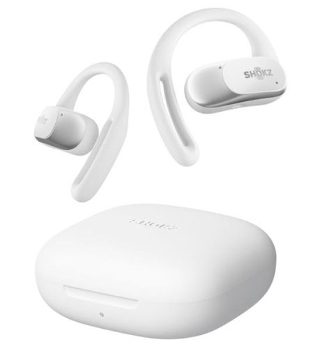 Shokz Open Fit Air Kaulu vadu austiņas, balts