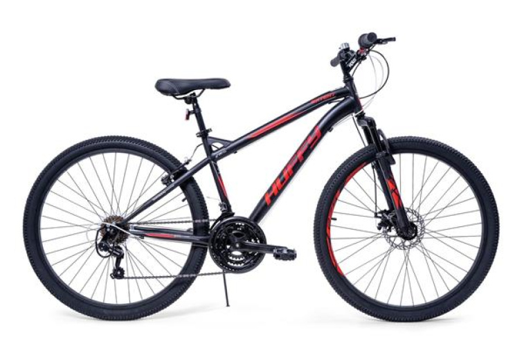 Huffy Extent 27.5" Vīriešu velosipēds, Shimano TZ 31, matēts melns