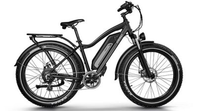 Himiway Cruiser velosipēds, melns