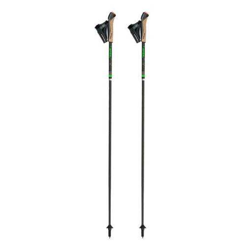 Gabel FLD Carbon Saliektās skriešanas un nordic walking nūjas, 115 cm, melnas