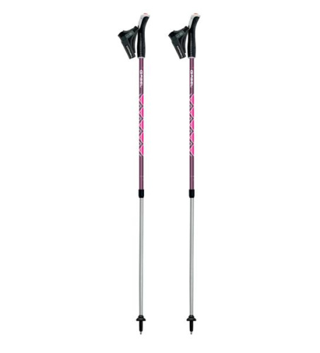 Gabel RITMO Sākumposms Gājienu nūjas, purpursarkana, 77-130 cm