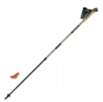 Gabel Stretch Lite Regulējamas ziemeļu pasta nūju rātni, 75-130 cm, smilšu krāsā.