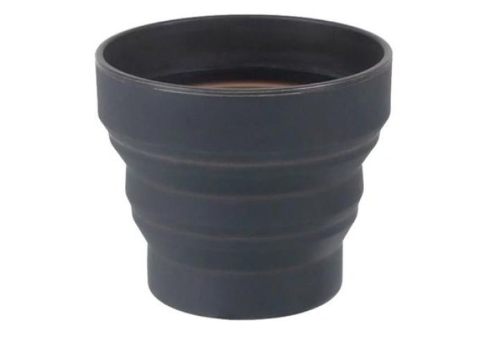 Lifeventure Flexi-Mug Silikona kausējamais krūze "Ellipse", grafitzila krāsā