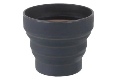 Lifeventure Flexi-Mug Silikona kausējamais krūze "Ellipse", grafitzila krāsā