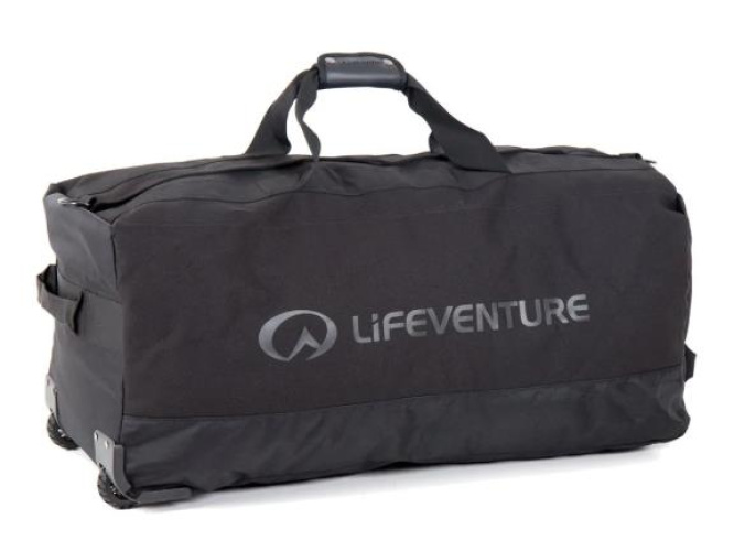 Lifeventure ceļojumu somas ar ritenīšiem, 120l, Melna