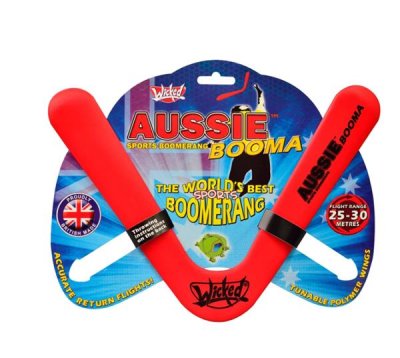 Ļaunā valodā: Wicked Vision Aussie Booma bumerangs
