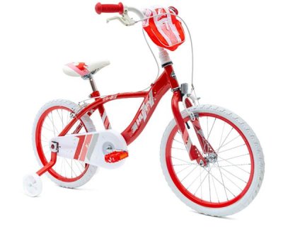 "Huffy Glimmer" 18 collu velosipēds, sarkanā krāsā