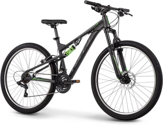 Huffy Marker kalnu velosipēds, 24 collas, matēts pelēkais