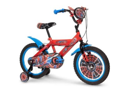 Huffy SPIDER-MAN 16" bērnu velosipēds, sarkans/zils