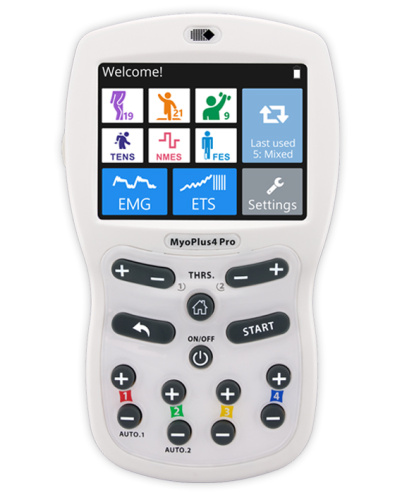 Elektrostimulācijas un bioloģiskās atgriezeniskās saiknes ierīce NeuroTrack MyoPlus 4 PRO