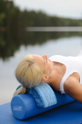 SISSEL® Pilates galvas atbalsts, plāns zils