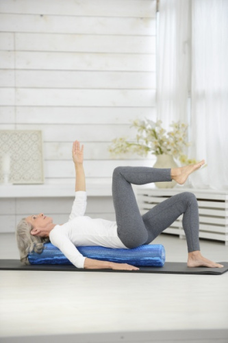 SISSEL® Pilates Rullis Pro Soft, 90 cm, tumši zila krāsa