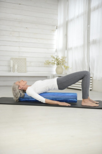 SISSEL® Pilates Rullis Pro Soft, 90 cm, tumši zila krāsa
