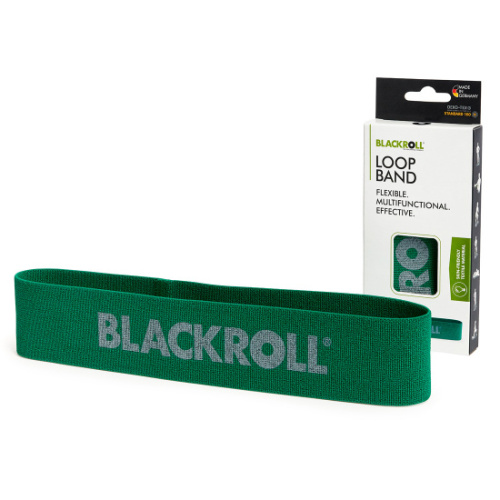 Blackroll® elastīgā pretestības josla, zaļa