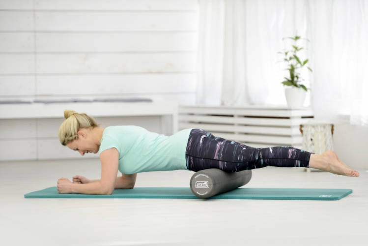 SISSEL® Pilates rullis Pro, 90 cm, pelēka