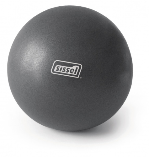 SISSEL® Pilates Mīkstais bumbiņa, 26 cm, pelēks
