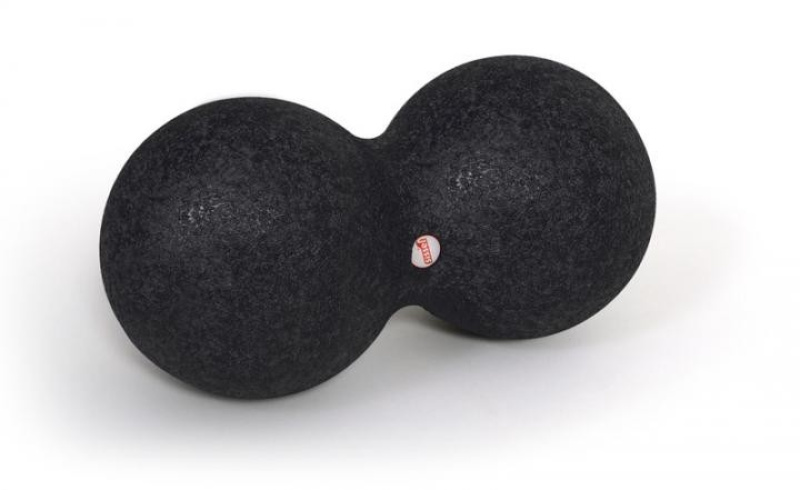 SISSEL® Myofascia divsprādzienu bumbiņa, 12x24 cm, melna