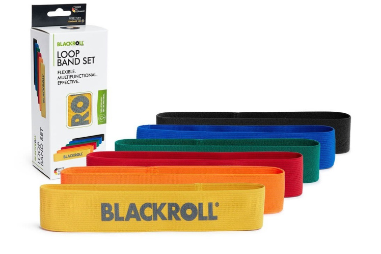 Blackroll® Elastīgo pretestības joslu komplekts (6 gab.)