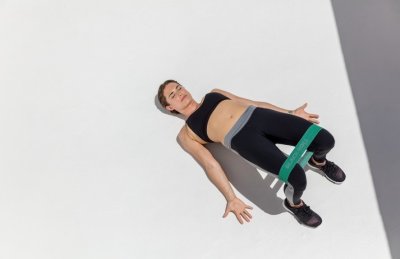 Blackroll® elastīnā pretestības lente, melna