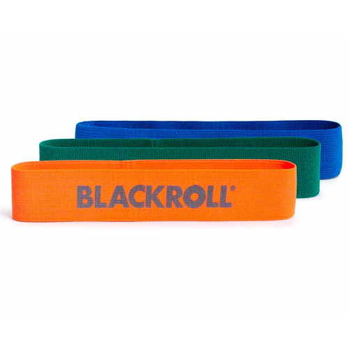 Blackroll® elastīnā pretestības lente, melna