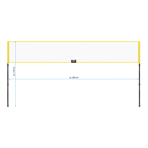 Badmintona komplekts 4 spēlētājiem, 65KD Badminton Game Set