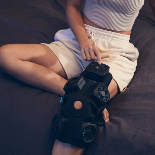 Ceļgalu rehabilitācijas ierīce Therabody Recoverytherm Hot and Cold Vibration Knee