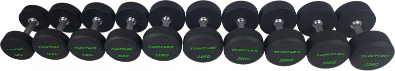 Hanteļu komplekts TUNTURI PU 2-42 kg