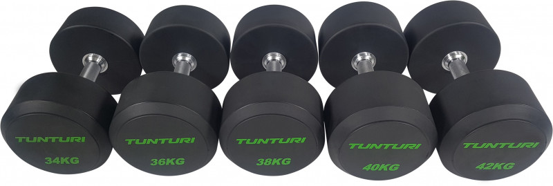 Hanteļu komplekts TUNTURI PU 2-42 kg
