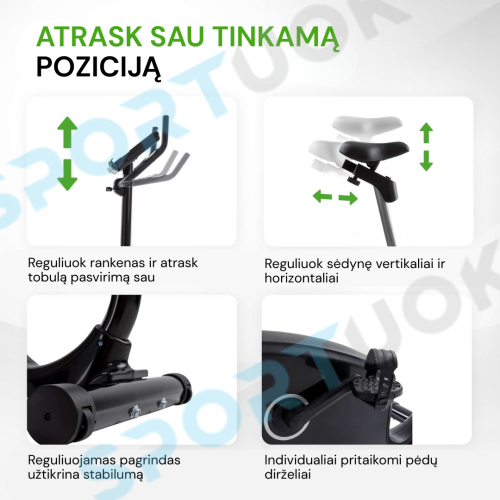 Velotrenažieris Tunturi FitCycle 40i Ergometer Exercise Bike