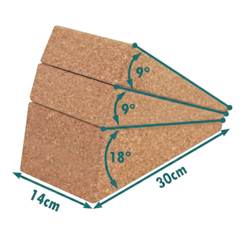 Pietupienu ķīļveida platformas Sportbay Squat Wedge Block