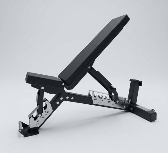 Spēka komplekts – regulējams sols, 220 kg HEX hanteles un 3 līmeņu statīvs