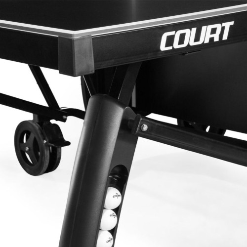 Āra tenisa galds Court Premium Outdoor Table, 6 mm, melns