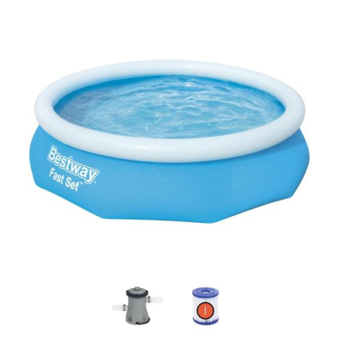 Bestway Fast Set 305x76 cm baseins komplekts ar filtra sūkni (57270)