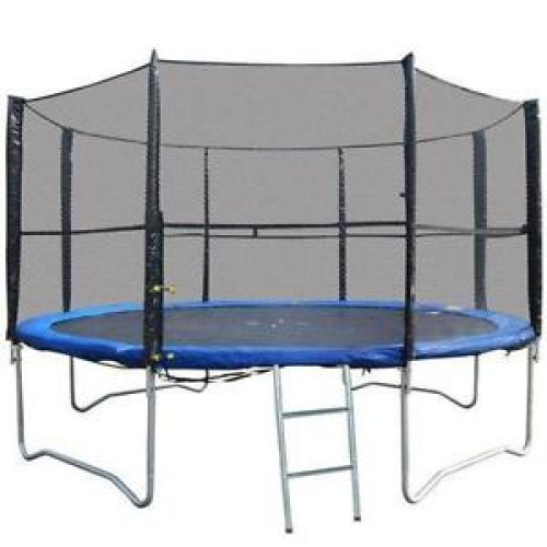 Trampolīns 366 cm ar drošības tīklu un kāpnēm 12ft (3,66 m)
