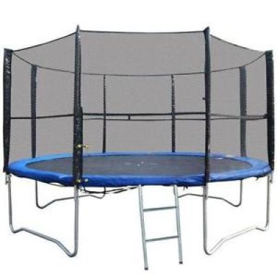 Trampolīns 366 cm ar drošības tīklu un kāpnēm 12ft (3,66 m)